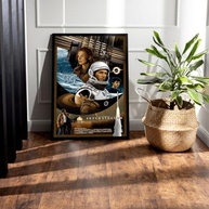 Quadro Decorativo Interestelar em Adesivo Premium com Moldura 60x40cm - Decore com Estilo Cinematográfico - imagem 2