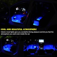 Faixa de Luz LED RGB para Carro - 48 LEDs Neon com Efeito Ambiente Interior, Isqueiro ou USB - imagem 5
