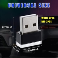 Augeny: Kit 4/7 Lâmpadas LED USB para Interior de Carro - Iluminação Ambiente Personalizada - imagem 3