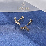 Labret Aço Cirúrgico com Zircônia – 5 Cores e Rosca Interna - imagem 2