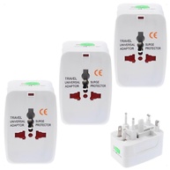 Kit 3 Adaptadores de Tomada Universal Padrão Internacional - Viaje Conectado a Mais de 150 Países! - imagem 1