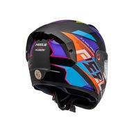 Capacete Fechado Peels Icon Pro Fusion Preto/Amarelo 56: Segurança e Conforto com Óculos Interno - imagem 5