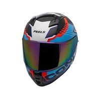 Capacete Peels Icon RT Azul Masculino com Óculos Interno - Segurança e Estilo para Sua Moto - imagem 3