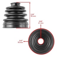 Kit 2 Botas Eixo Traseiro Interno/Externo Polaris Sportsman 400 4X4 2001-2005 - Caltric - imagem 3