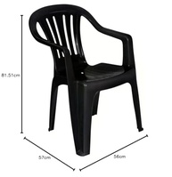 Mor - Poltrona Plástica Resistente com Proteção UV - Ideal para Ambientes Internos e Externos - imagem 4