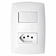 Interruptor e Tomada Blux Home 10A: Design e Praticidade - imagem 1