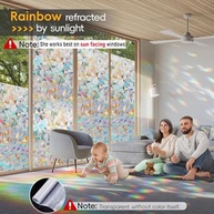 Película de Privacidade Arco-Íris para Janelas - Decore com Estilo e Proteja sua Intimidade - imagem 3
