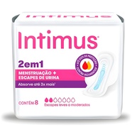 Intimus 2 Em 1: Proteção Contra Escapes Leves e Moderados - imagem 1