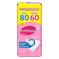 Intimus Protetor Diário: 80 Unidades – Frescor e Conforto - imagem 1