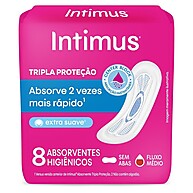 Intimus Tripla Proteção: Absorvente Suave e Seco - imagem 1