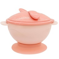Kit Introdução Alimentar Rosa com Pote, Tampa e Colher Ventosa - Segurança e Praticidade na Hora da Papinha - imagem 2