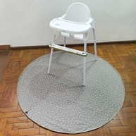 Tapete BLW Redondo com Cordinha Germ Protect - Impermeável e Antimicrobiano para Introdução Alimentar - imagem 3