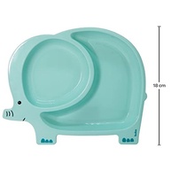 Pratinho com Divisórias Elefante Azul - Ideal para Introdução Alimentar do Bebê - imagem 4