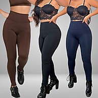 Legging Peluciada: Conforto e Calor para o Inverno ❄️ - imagem 1