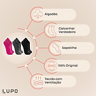 Meias Lupo Soquete: Conforto e Invisibilidade! - imagem 2