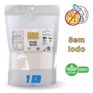 Sal Marinho Moído Sem Iodo 1kg 100% Natural Integral - imagem 4