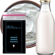 Iogurte Grego Filmjolk Desidratado Com Manual Completo | Produção Caseira Saudável e Natural | Econômico, Rico em Proteínas | Fácil de Fazer em Casa - imagem 1