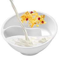 Bowl de Cereal com Divisória Seco e Molhado - Prato Inovador para Cereais, Iogurtes e Petiscos - imagem 4