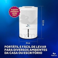Desumidificador de Ar Portátil Silencioso com Ionizador - 1,8L | Relaxmedic - imagem 3