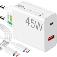 Carregador Turbo 45W Ultra Rápido Tipo C e USB: Potência Máxima para Seu Celular Android e iOS - imagem 2