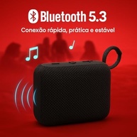 Caixa de Som Portátil GO 5W Bluetooth Impermeável IP67 - Som Potente e Limpo para suas Aventuras - imagem 5