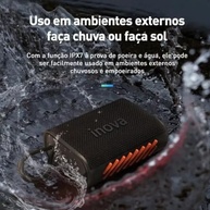 Caixa de Som Inova Go-4 Pro: Portátil, Bluetooth, 12h, IP67, RGB e TWS - Preto - imagem 5