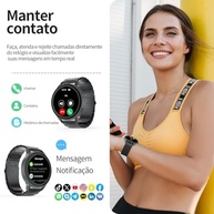 Smartwatch Unissex com Tela Full Touch 1.45" HD: Chamadas, 120+ Modos Esportivos e IP68 - imagem 3