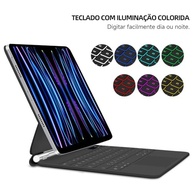 Bettdow Capa com Teclado e trackpad para iPad 10ª Geração 10.9" Polegadas, iPad (A16) 11th Generation 11 Inch 2025; modelos A2696,A2757,A2777,A3354,A3355 e A3356 com Auto Hibernação(preto) - imagem 5