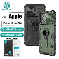 iPhone 15 Pro Max: Capa Protetora Nillkin CamShield Armor - imagem 1