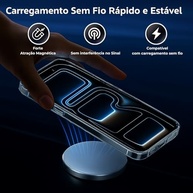 Capa Mag-Safe Premium para iPhone 17 PRO: Transparente, Anti-Amarelamento e Proteção Robusta - imagem 5