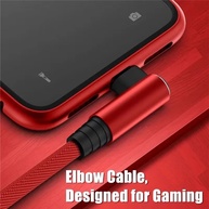 Cabo iPhone 90°: Carregamento Rápido e Resistente! - imagem 3