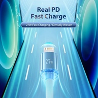 Cabo USB-C CAFELE 27W: Carregamento Turbo para iPhone - imagem 3