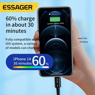 Cabo USB-C Essager: Carregamento Rápido 20W para iPhone - imagem 3