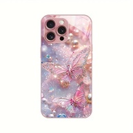 Capa iPhone: Borboleta Perolada Rosa - imagem 3