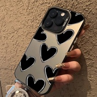 Capa iPhone Coração Prata: Luxo e Proteção! - imagem 3