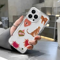 Capa iPhone: Estampa Onça e Coração - imagem 3