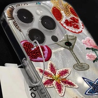 Capa iPhone: Romã, Flores e Coração Delicado - imagem 3
