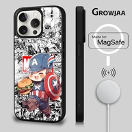 Capinha iPhone: Capitão América Espelhada Magsafe - imagem 3