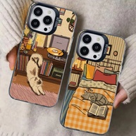 Capinha iPhone Gato Retrô: Estilo e Proteção! - imagem 3