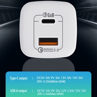 Carregador Rápido 65W GaN: iPad, MacBook e iPhone - imagem 3