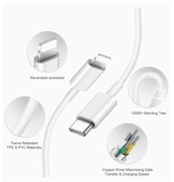 Cabo de carregador de iPhone Fast/Carga Rápida USB C Lightning Cabo Certificação MFi Tipo C Cabo de Carregamento para iPhone 13/13 Pro /12/12 Pro/Max/11/11Pro/XS/Max/XR/X/8/8Plus - imagem 4