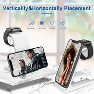 Carregador 3 em 1: Apple Watch, AirPods e iPhone - imagem 3