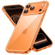 JETech Capa iPhone 17 Pro 6.3" Transparente Anti-Amarelecimento e Anti-Riscos (Laranja) - imagem 1