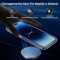 Capa MagSafe Slim Premium para iPhone 16E: Transparente, Anti-Amarelamento e Proteção de Câmera - imagem 5