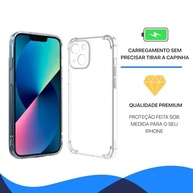 Capa Anti Shock Slim Transparente para iPhone 13: Proteção Elegante e Segura - imagem 5