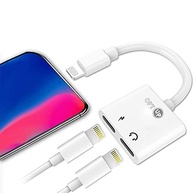 Adaptador Lightning 2 em 1 OPTUP: Ouça e Carregue seu iPhone Simultaneamente! - imagem 1