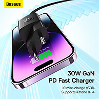 Baseus Cube Pro Mini 30W: Carregador Rápido iPhone - imagem 2