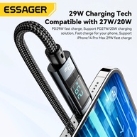 Cabo USB-C iPhone: Carregamento Rápido + Display Digital - imagem 2