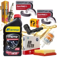 Kit Revisão Completa Honda Pop 100: Óleo Ipiranga, Filtros, Lonas e Vela NGK (2007-2012) - imagem 1