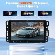 Central Multimídia Chevrolet GMC Vorally: CarPlay/Android Auto Sem Fio, Tela 8" IPS e Android 13 - imagem 4